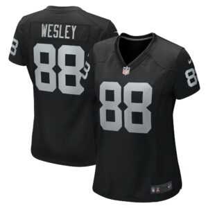 Women's Las Vegas Raiders Antoine Wesley Nike Black Team Game Jersey