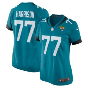 Women's Jacksonville Jaguars Anton Harrison Nike Teal Team Game Jersey