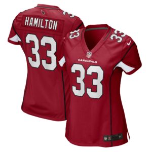 Women's Arizona Cardinals Antonio Hamilton Nike Cardinal Game Jersey