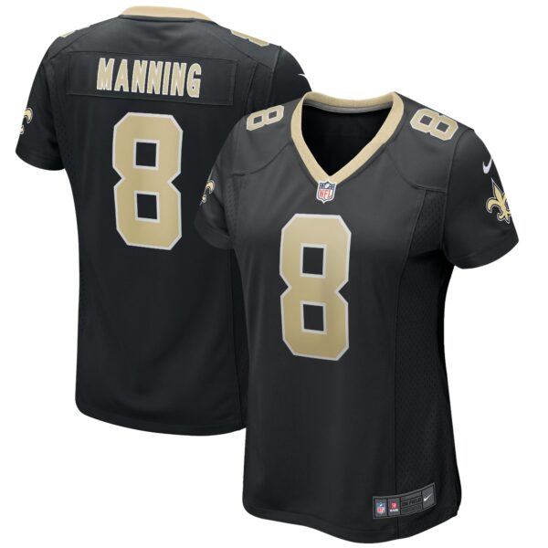 Women’s New Orleans Saints Archie Manning Nike Black Game Retired Player Jersey