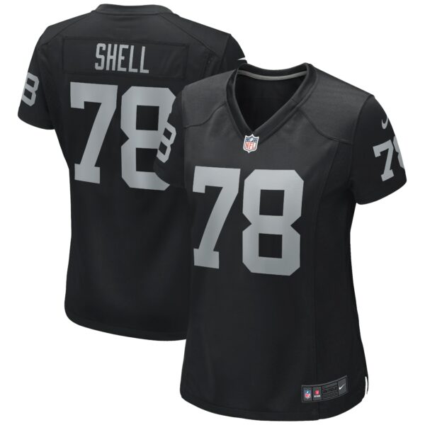 Women’s Las Vegas Raiders Art Shell Nike Black Game Retired Player Jersey