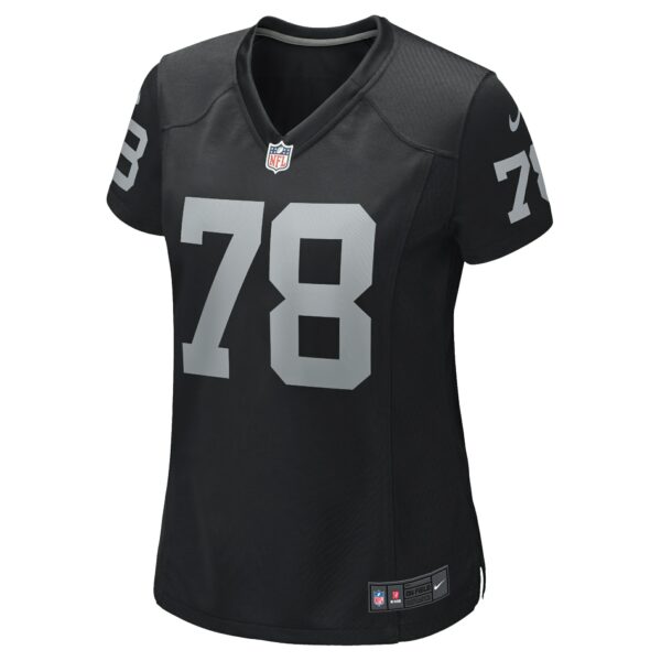 Women’s Las Vegas Raiders Art Shell Nike Black Game Retired Player Jersey