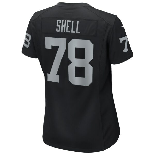 Women’s Las Vegas Raiders Art Shell Nike Black Game Retired Player Jersey