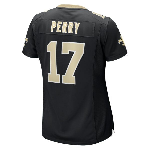 Women’s New Orleans Saints A.T. Perry Nike Black Team Game Jersey