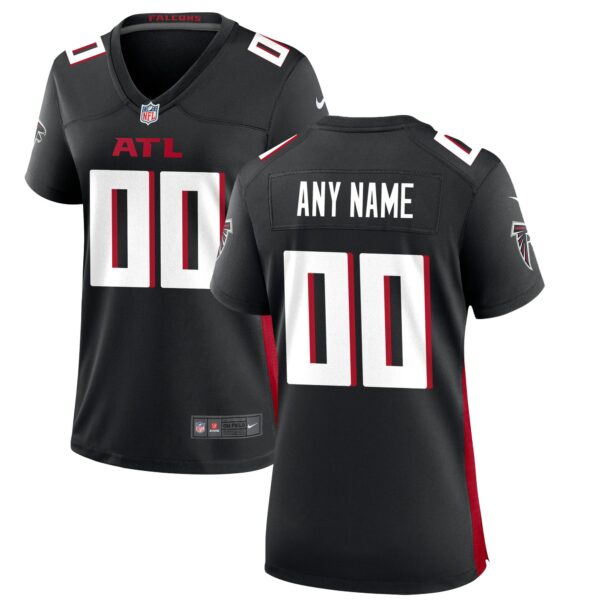 Women’s Nike Atlanta Falcons Black Custom Game Jersey