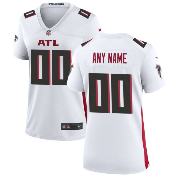 Women’s Nike Atlanta Falcons White Custom Game Jersey