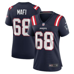 Women's New England Patriots Atonio Mafi Nike Navy Team Game Jersey