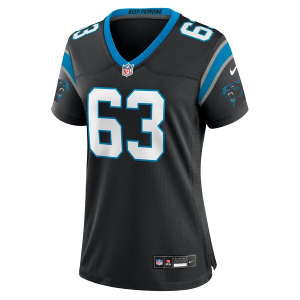 Women’s Carolina Panthers Austin Corbett Nike Black Team Game Jersey