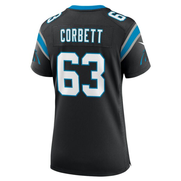 Women’s Carolina Panthers Austin Corbett Nike Black Team Game Jersey