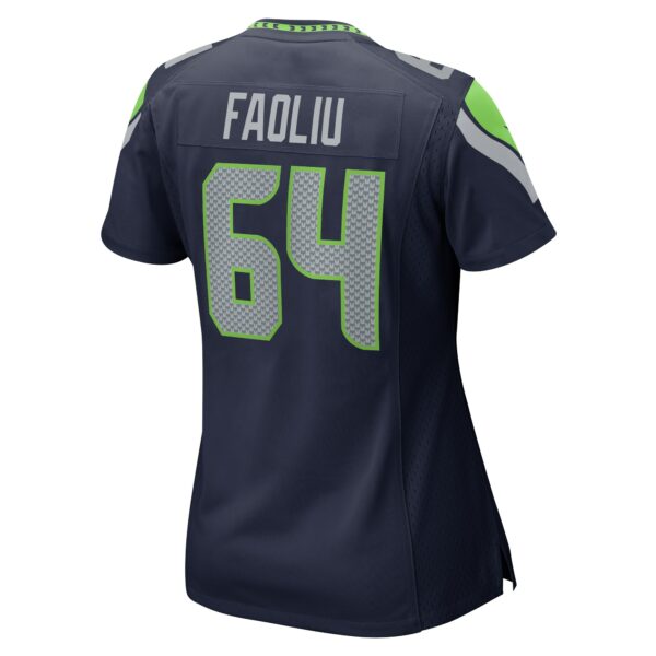 Women’s Seattle Seahawks Austin Faoliu Nike College Navy Game Jersey