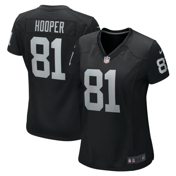 Women’s Las Vegas Raiders Austin Hooper Nike Black Team Game Jersey