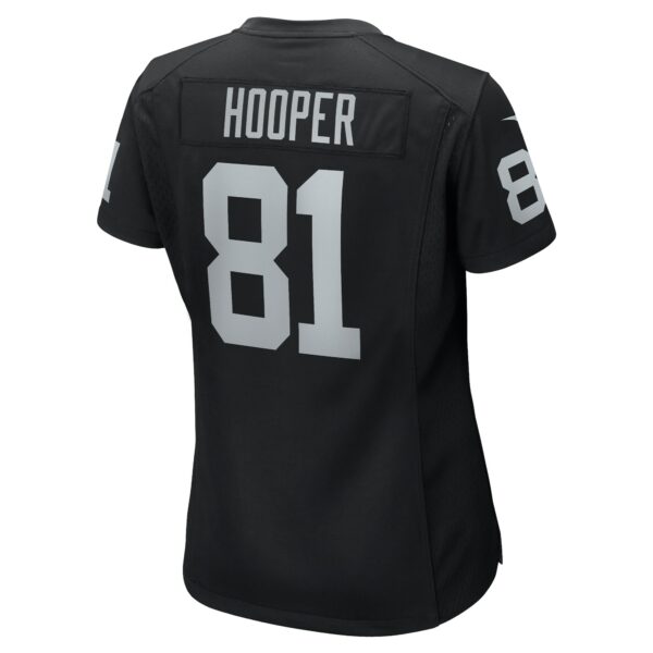 Women’s Las Vegas Raiders Austin Hooper Nike Black Team Game Jersey