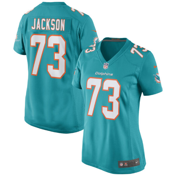 Women’s Miami Dolphins Austin Jackson Nike Aqua Game Jersey