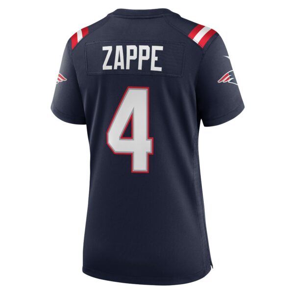 Women’s New England Patriots Bailey Zappe Nike Navy Game Player Jersey