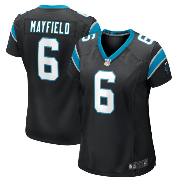 Women’s Carolina Panthers Baker Mayfield Nike Black Home Player Game Jersey