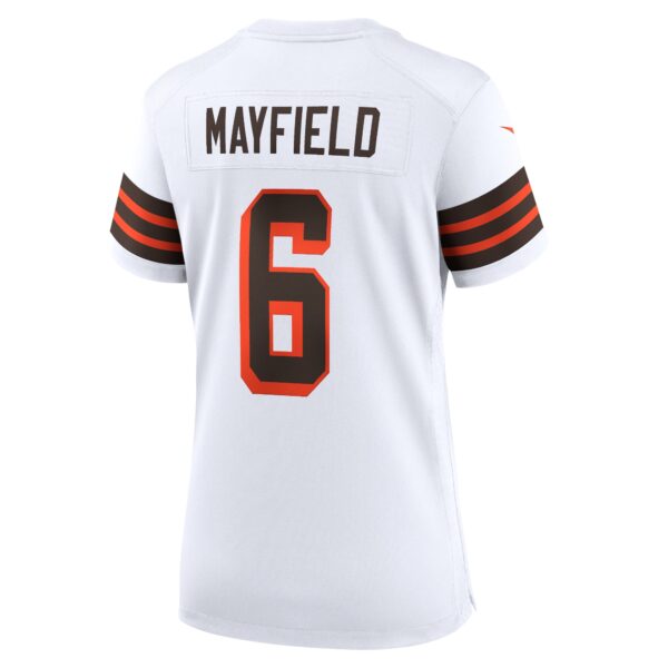 Women’s Cleveland Browns Baker Mayfield Nike White 1946 Collection Alternate Game Jersey