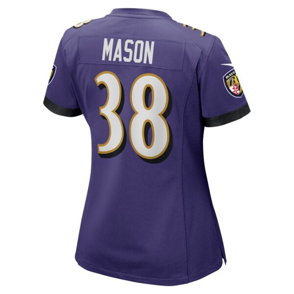 Women’s Baltimore Ravens Ben Mason Nike Purple Game Jersey