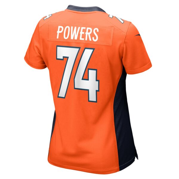 Women’s Denver Broncos Ben Powers Nike Orange Game Player Jersey