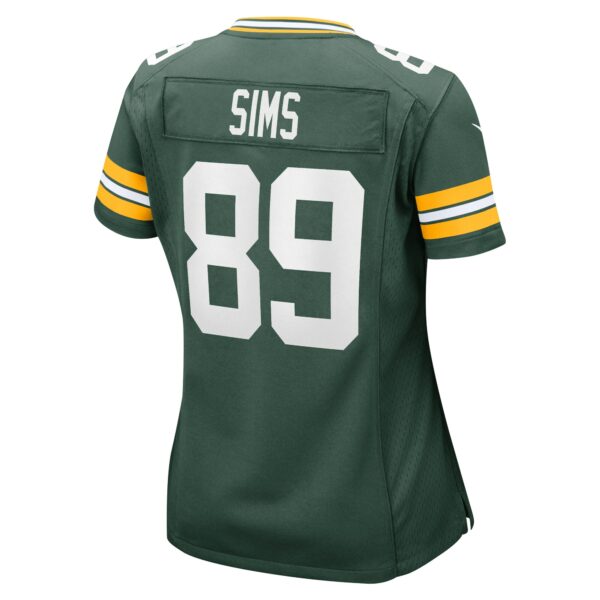 Women’s Green Bay Packers Ben Sims Nike Green Team Game Jersey