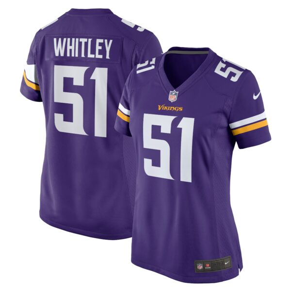 Women’s Minnesota Vikings Benton Whitley Nike Purple Home Game Player Jersey