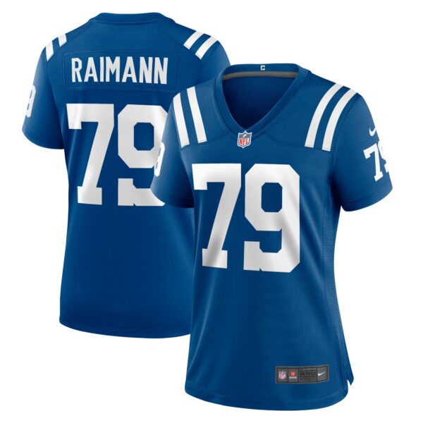 Women’s Indianapolis Colts Bernhard Raimann Nike Royal Player Game Jersey