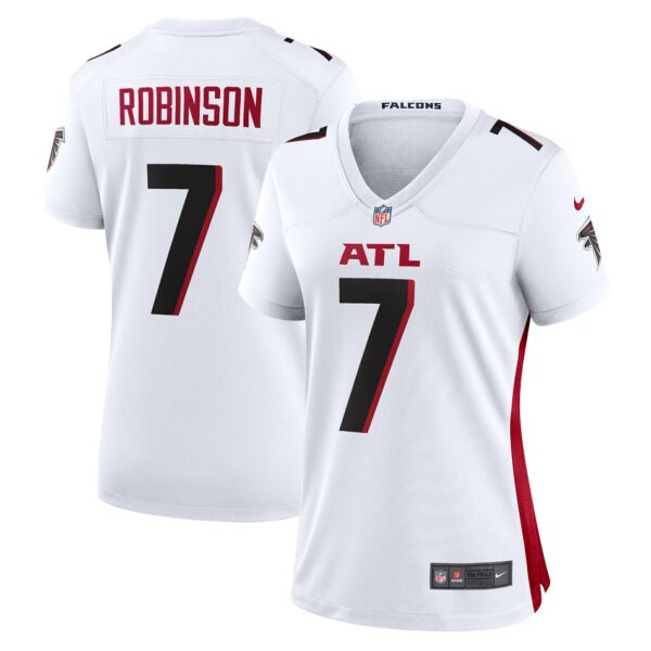 Women’s Atlanta Falcons Bijan Robinson Nike White Away Game Jersey