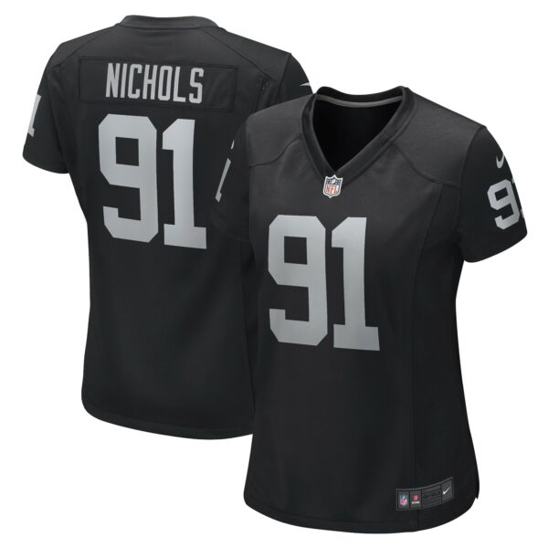 Women’s Las Vegas Raiders Bilal Nichols Nike Black Game Player Jersey