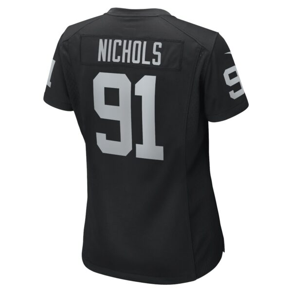 Women’s Las Vegas Raiders Bilal Nichols Nike Black Game Player Jersey