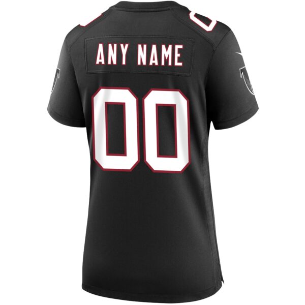 Women’s Atlanta Falcons Nike Black Throwback Custom Game Jersey