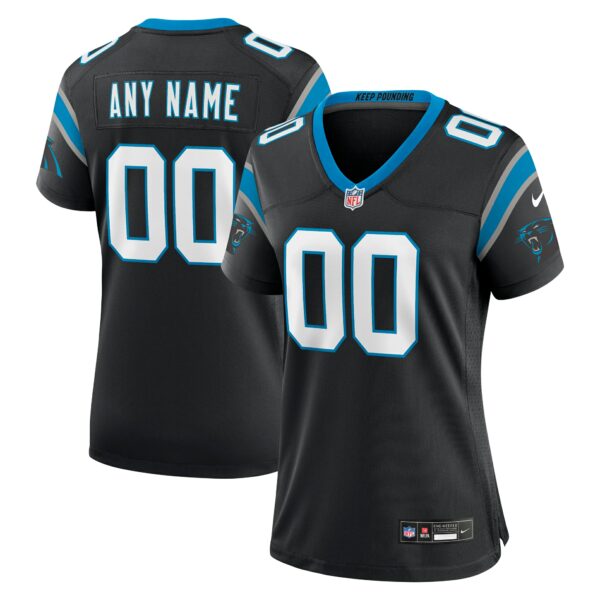 Women’s Carolina Panthers Nike Black Custom Game Jersey