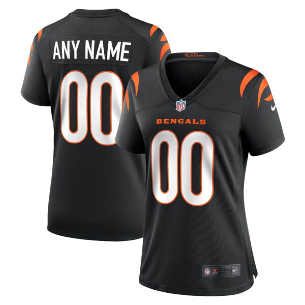 Women’s Cincinnati Bengals Nike Black Game Custom Jersey