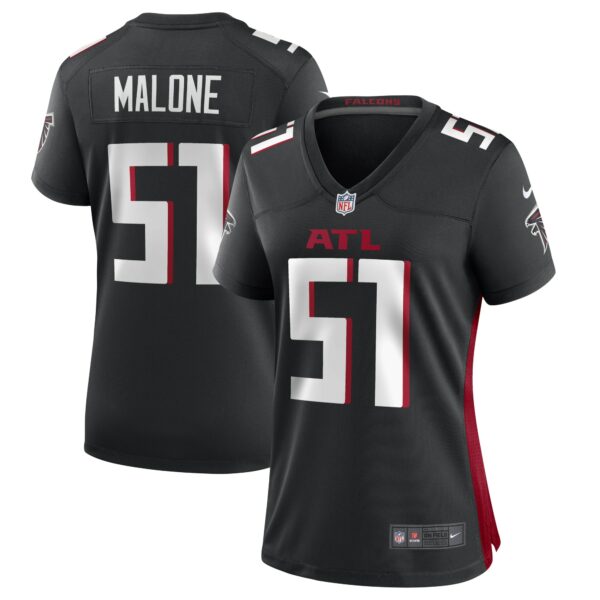 Women’s DeAngelo Malone Atlanta Falcons Nike Black Game Player Jersey