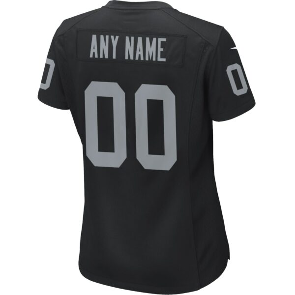 Women’s Nike Black Las Vegas Raiders Custom Game Jersey