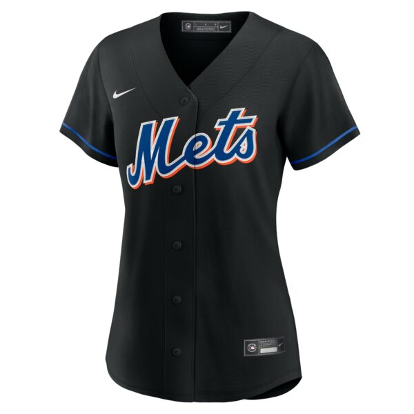 Women’s New York Mets Nike Black 2022 Alternate Replica Team Jersey