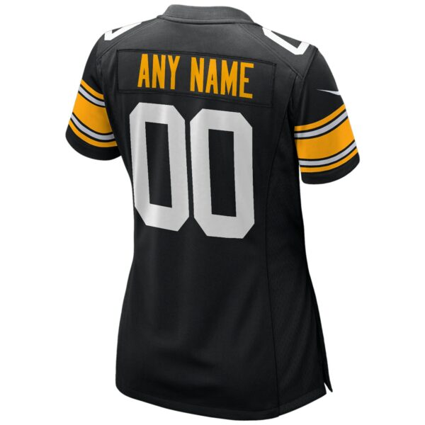 Women’s Nike Black Pittsburgh Steelers Alternate Custom Game Jersey