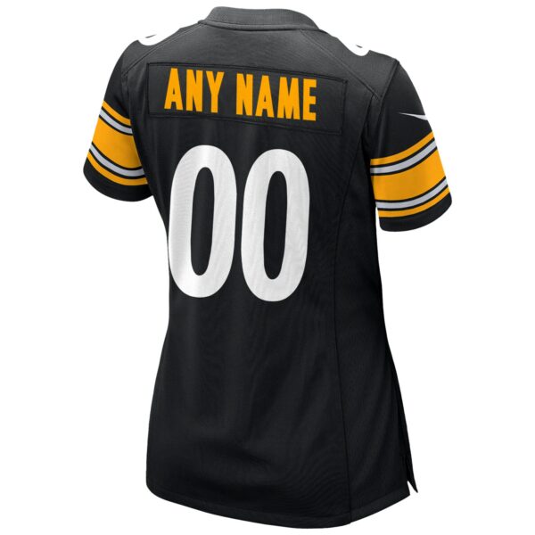 Women’s Nike Black Pittsburgh Steelers Custom Game Jersey