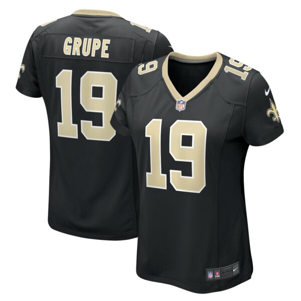 Women’s New Orleans Saints Blake Grupe Nike Black Team Game Jersey