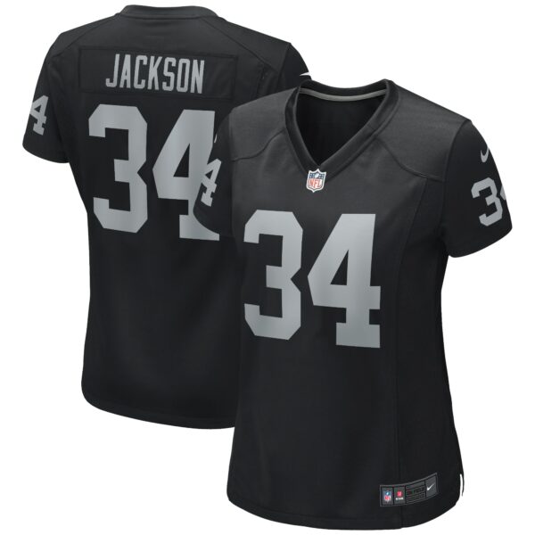 Women’s Las Vegas Raiders Bo Jackson Nike Black Game Retired Player Jersey