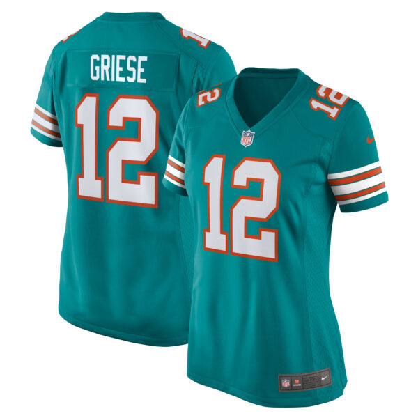 Women’s Miami Dolphins Bob Griese Nike Aqua Retired Player Jersey