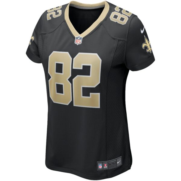 Women’s New Orleans Saints Bob Pollard Nike Black Game Retired Player Jersey