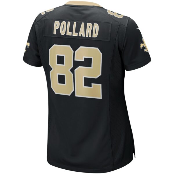 Women’s New Orleans Saints Bob Pollard Nike Black Game Retired Player Jersey