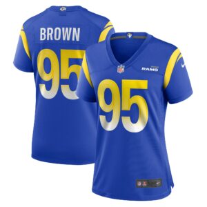 Women's Los Angeles Rams Bobby Brown III Nike Royal Team Game Jersey