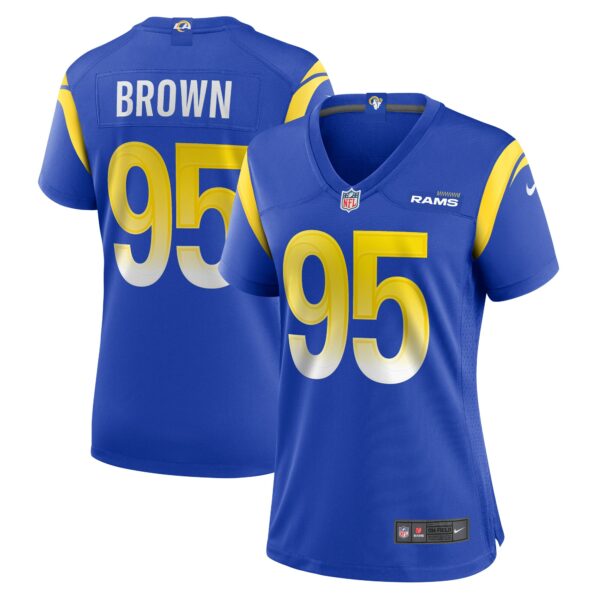 Women’s Los Angeles Rams Bobby Brown III Nike Royal Team Game Jersey