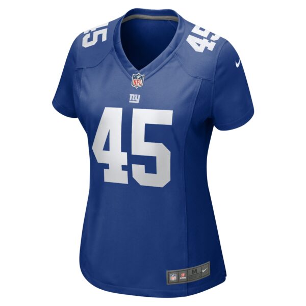 Women’s New York Giants Boogie Basham Nike Royal Game Jersey