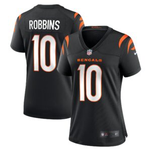 Women's Cincinnati Bengals Brad Robbins Nike Black Team Game Jersey