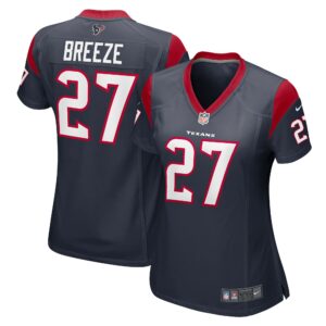 Women's Houston Texans Brady Breeze Nike Navy Team Game Jersey