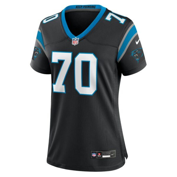 Women’s Carolina Panthers Brady Christensen Nike Black Team Game Jersey