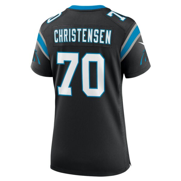 Women’s Carolina Panthers Brady Christensen Nike Black Team Game Jersey