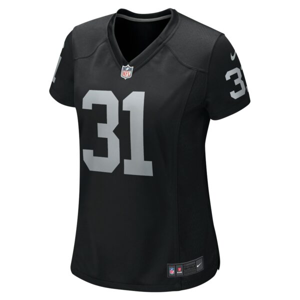 Women’s Las Vegas Raiders Brandon Facyson Nike Black Team Game Jersey