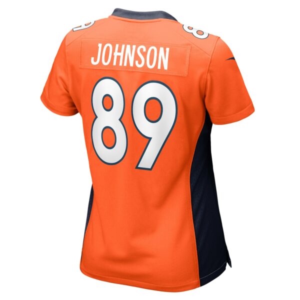 Women’s Denver Broncos Brandon Johnson Nike Orange Game Player Jersey